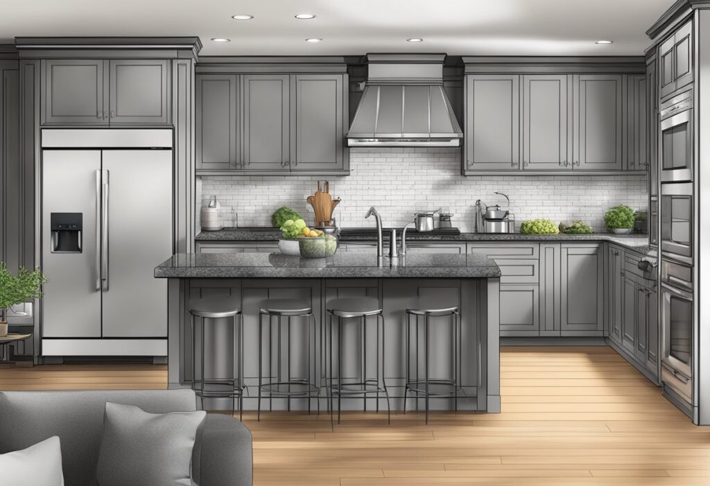 Cozinha de apartamento planejada